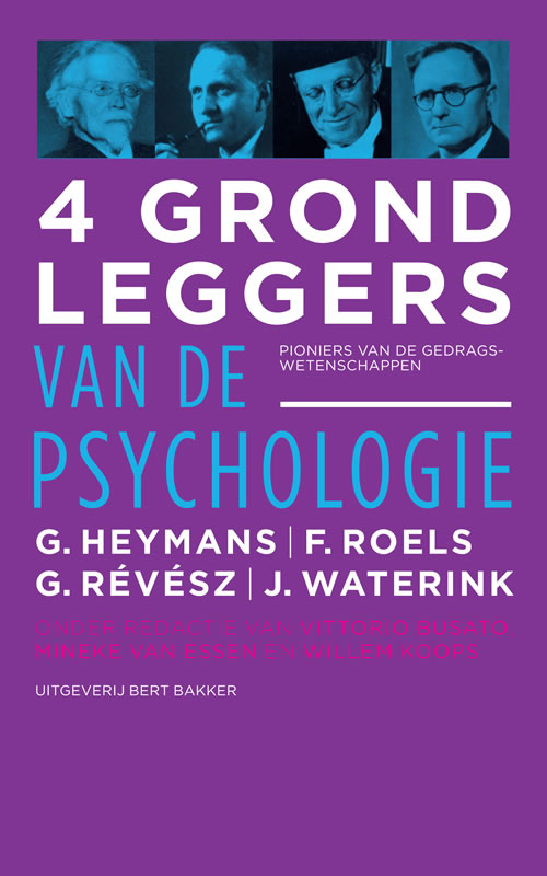Vier grondleggers van de psychologie